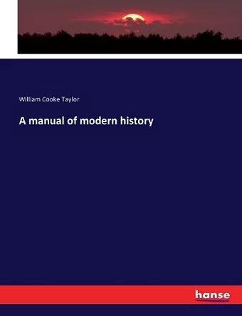 A manual of modern history cover