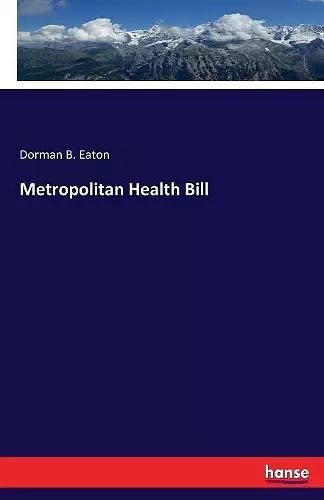 Metropolitan Health Bill cover