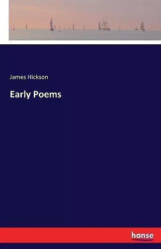 Early Poems cover