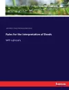 Rules for the Interpretation of Deeds cover