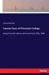 Twenty Years of Princeton College cover