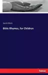 Bible Rhymes, for Children cover