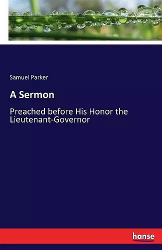 A Sermon cover