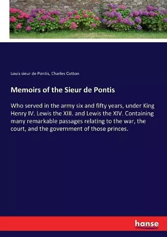 Memoirs of the Sieur de Pontis cover