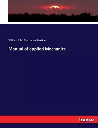 Manual of applied Mechanics cover