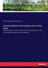 Speeches delivered in the Congress of the United States cover