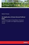 An Application of Some General Political Rules cover