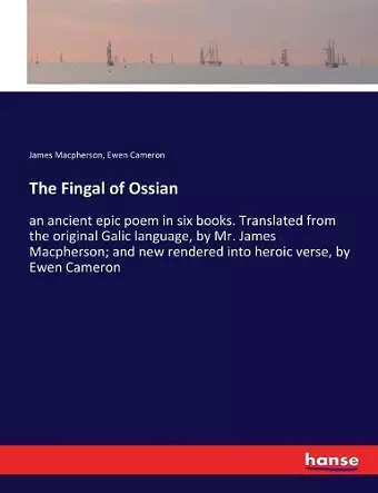 The Fingal of Ossian cover
