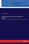 Einiges aus der Geschichte der Astronomie im Altertum cover