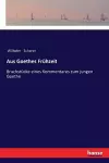 Aus Goethes Frühzeit cover