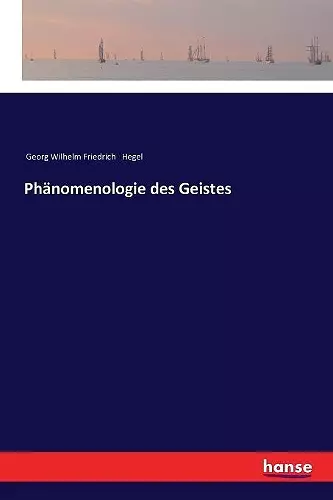 Phänomenologie des Geistes cover