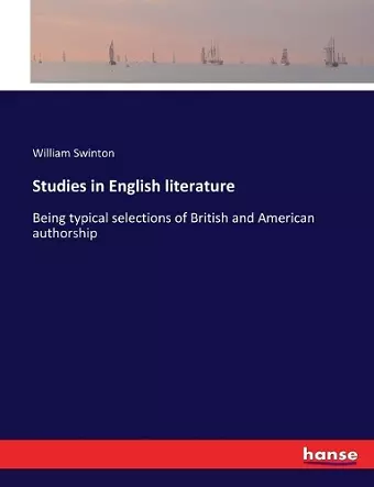 Studies in English literature cover