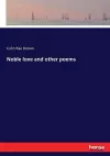 Noble love and other poems cover