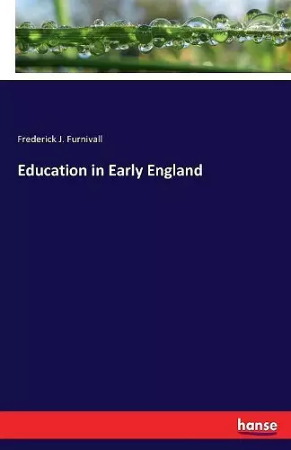 Education in Early England cover