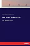 Who Wrote Shakespeare? cover