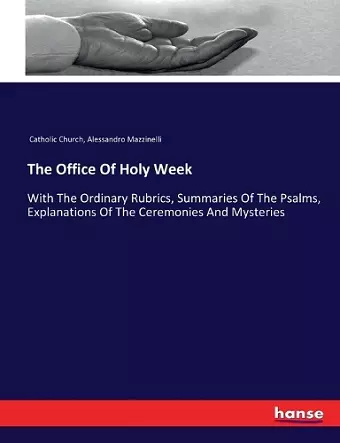 The Office Of Holy Week cover