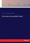 Early Letters of Jane Welsh Carlyle cover