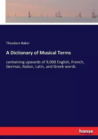 A Dictionary of Musical Terms cover