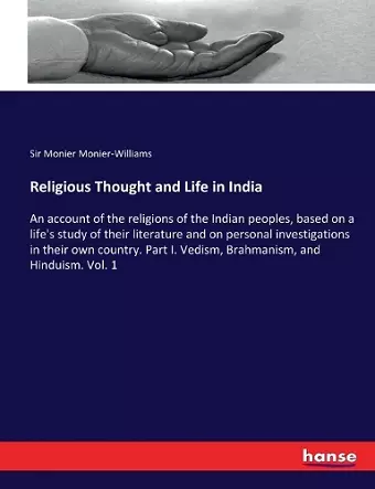 Religious Thought and Life in India cover