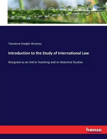 Introduction to the Study of International Law cover