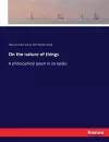 On the nature of things cover