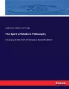 The Spirit of Modern Philosophy cover