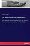 The Definitions of the Catholic Faith cover
