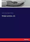 Religio poetae, etc cover