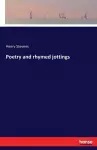 Poetry and rhymed jottings cover
