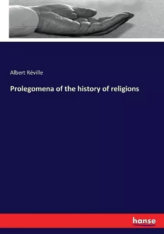 Prolegomena of the history of religions cover