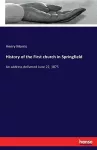 History of the First church in Springfield cover