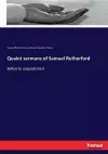 Quaint sermons of Samuel Rutherford cover