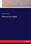 Rhymes of an editor cover