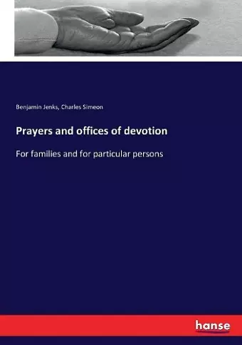 Prayers and offices of devotion cover