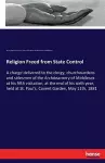 Religion Freed from State Control cover