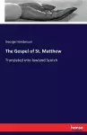 The Gospel of St. Matthew cover