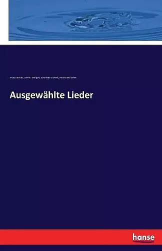 Ausgewählte Lieder cover