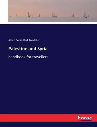 Palestine and Syria cover