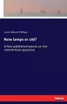 New lamps or old? cover