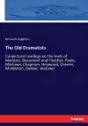 The Old Dramatists cover