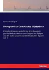 Hieroglyphisch-Demotisches Wörterbuch cover