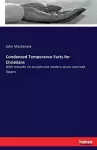 Condensed Temperance Facts for Christians cover