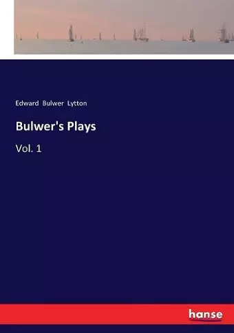 Bulwer's Plays cover