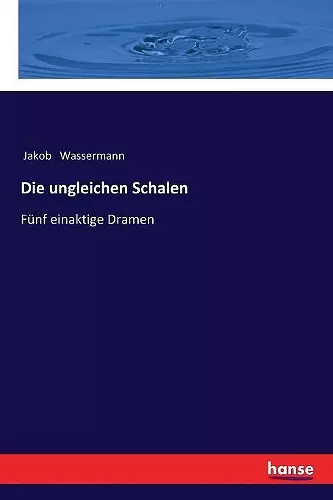 Die ungleichen Schalen cover