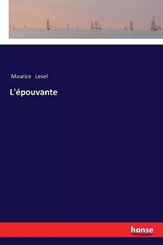 L'épouvante cover