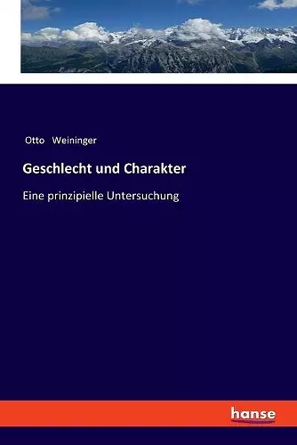 Geschlecht und Charakter cover