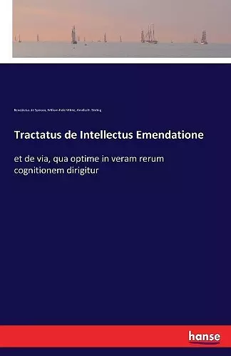 Tractatus de Intellectus Emendatione cover