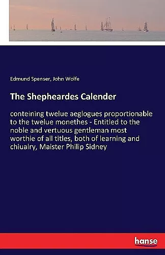 The Shepheardes Calender cover