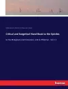 Critical and Exegetical Hand-Book to the Epistles cover