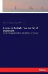 A Letter to the Right Hon. the Earl of Charlemont cover